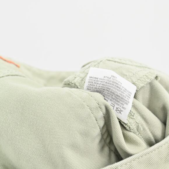 Tory Burch Jeans Womens Size 28 Alexa Cropped Skinny Leg Green Mid Rise Denim - Picture 10 of 13